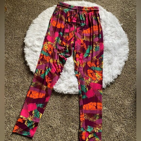 Zumba Wear Marvelous Multicolor Jogger Pants Bright Womens Size Medium - Picture 1 of 9